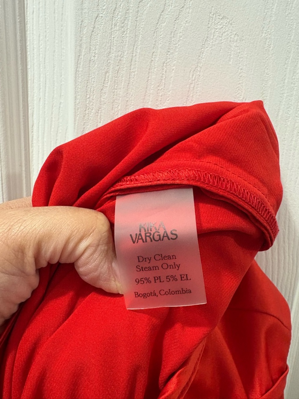 Kika Vargas Tuckernuck Scarlet Ruffled Satin Maxi Dress Size Large NWT - Picture 7 of 7
